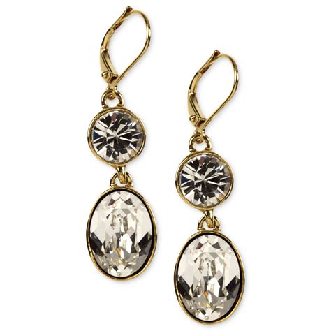 givenchy earrings gold diamond large|givenchy swarovski earrings.